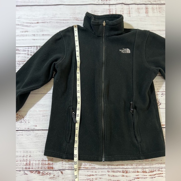 Girls The North Face size large black fleece jacket - Picture 6 of 10